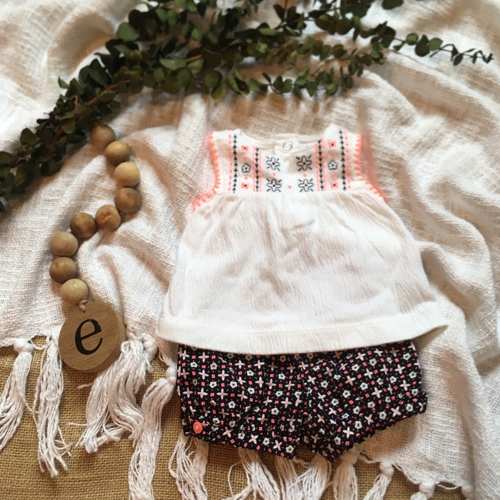 NWOT Carte’s set top and shorts